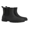 Tommy Hilfiger Essential Logo Cleat Rain Boots in Black 36