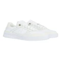 Tommy Hilfiger Essential Contrast Monogram Basketball Trainers Shoes in White 40