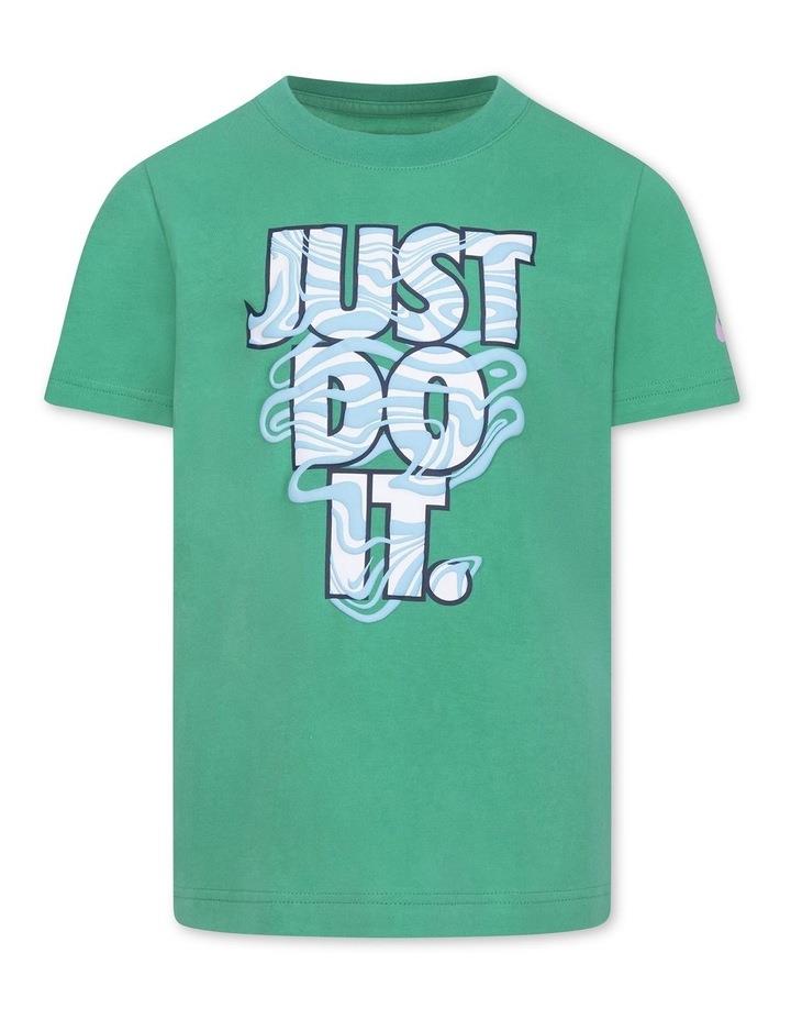 Nike Just Do It Waves T-shirt in Green 4