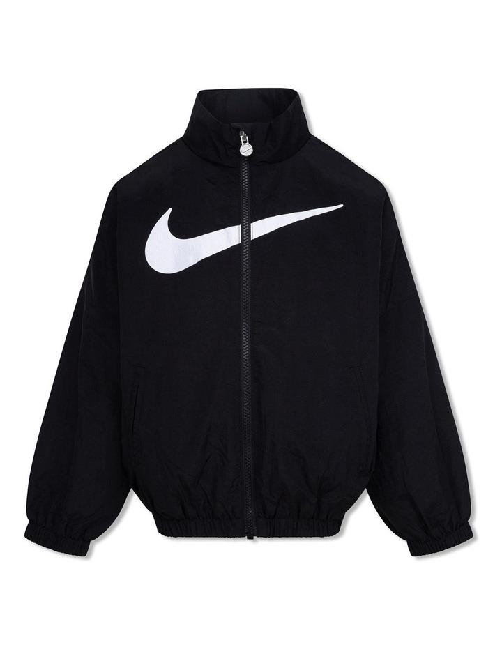 Nike Swoosh Windbreaker Jacket in Black 4