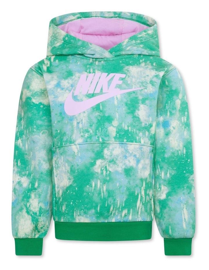 Nike Printed Club Pullover in Green 4