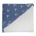 Bubba Blue Nordic Hooded Towel in Denim Blue Denim One Size
