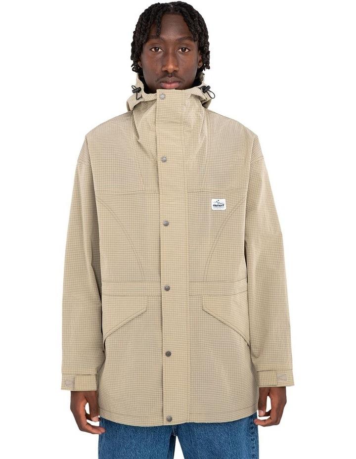 Element Trekka Hooded Parka Jacket in Beige L