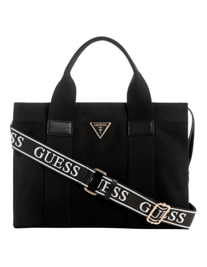 Guess Canvas II Small Tote in Black