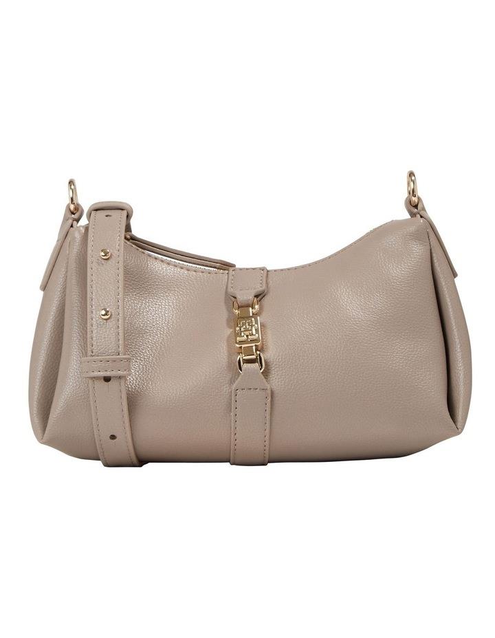 Tommy Hilfiger Feminine Crossover Bag in Smooth Taupe