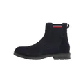 Tommy Hilfiger Signature Tape Suede Chelsea Ankle Boots in Navy Blue Navy 40
