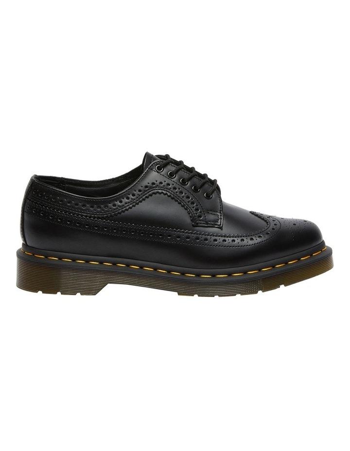 Dr Martens 3989 Brogue Shoe in Black Smooth Black 10