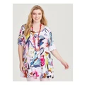 Taking Shape Rosy Glow Natural Tunic in Print Assorted 14