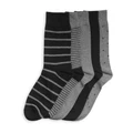Footlab Business Crew Socks 40 Pack in Black 11-14