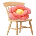 SOGA Double Flower Shape Cushion in Red