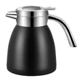 SOGA Stainless Steel Insulated Vacuum Thermal Kettle 1.2L in Black