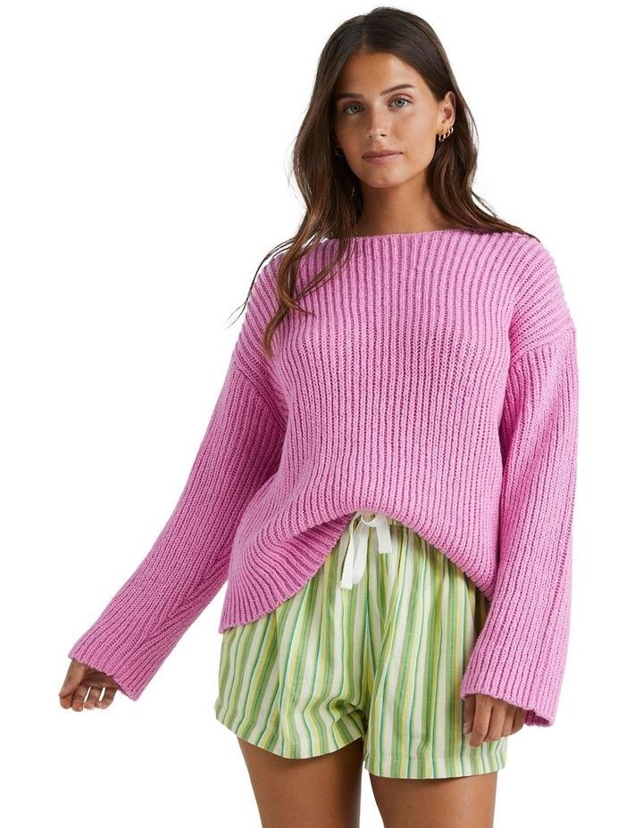 Billabong Moon Wave Sweater in Lush Lilac XS