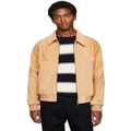 Tommy Hilfiger Dressed Casual Suede Harrington Jacket in khaki Green M