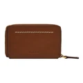 Fossil Westover Card Case in Saddle Tan