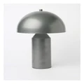 Vue Napoli Dome Table Lamp in Dark Silver Slate