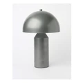 Vue Napoli Dome Table Lamp in Dark Silver Slate