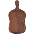 SOGA Wooden Serving Tray Board Paddle with Handle 40cm in Brown