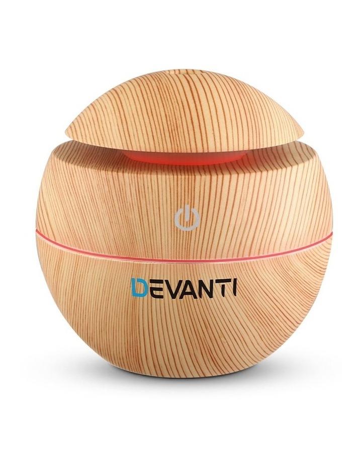 Devanti Aromatherapy Aroma Diffuser Essential Oils in Light Wood Natural