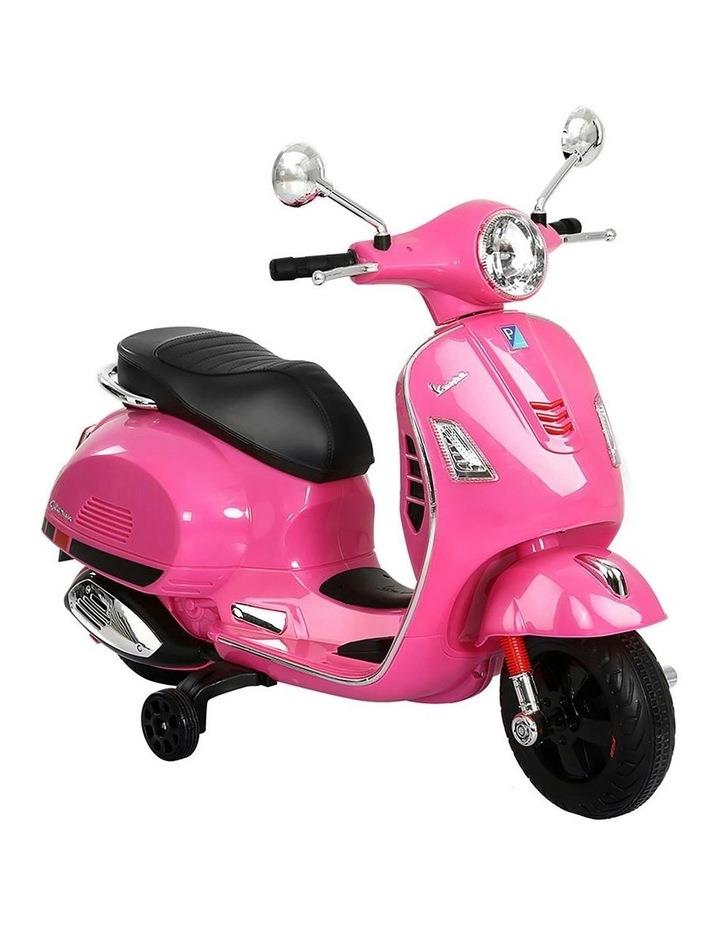 Rigo Electric Vespa GTS Ride-On Motorcycle in Pink