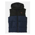 Bauhaus Recycled Puffer Vest in Black 12