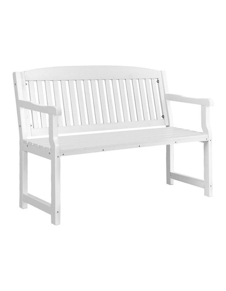 Gardeon 2-Seater Wooden Garden Bench in White