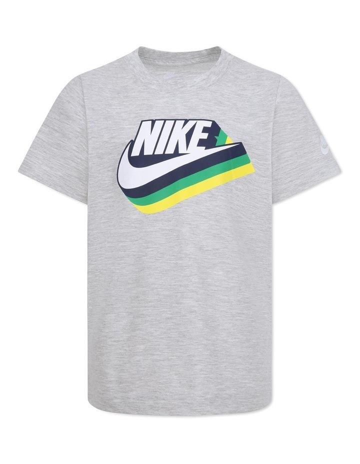 Nike Gradient Futura T-shirt in Grey Grey Marle 4