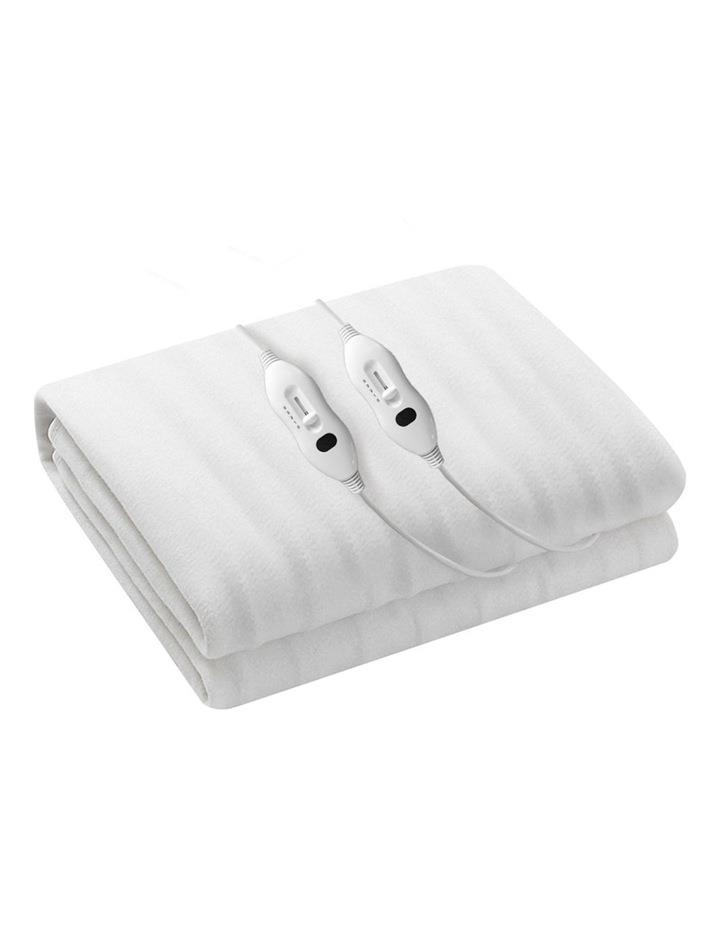 Giselle Bedding Fully Fitted Polyester Electric Blanket in White