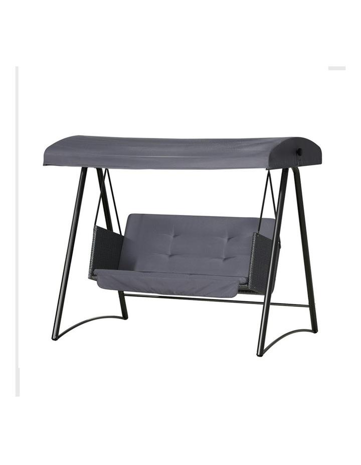 Gardeon Swing Canopy Garden Bench Furniture Chair 3 Seater in Grey