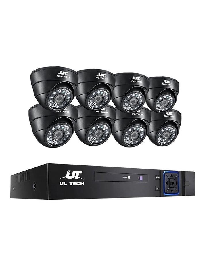 UL-Tech UL-tech CCTV Security System 8 Channel DVR 8 Cameras 1080p Black