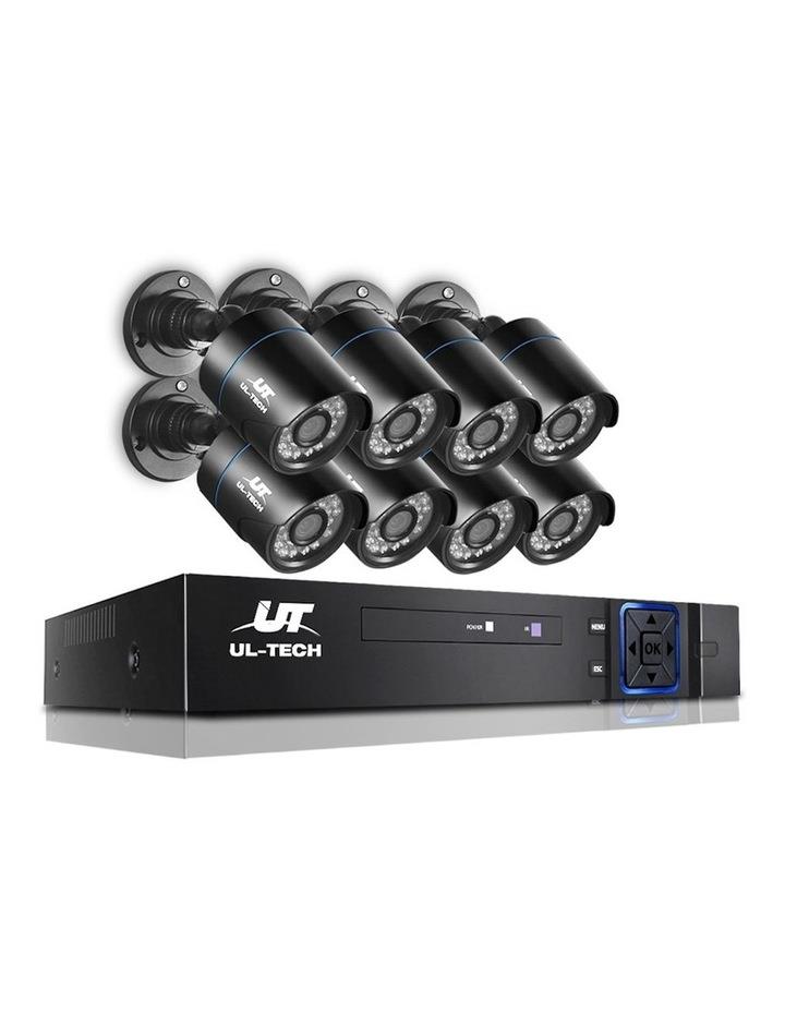 UL-Tech UL-tech CCTV Security System 8 Channel DVR 8 Cameras 1080p Black