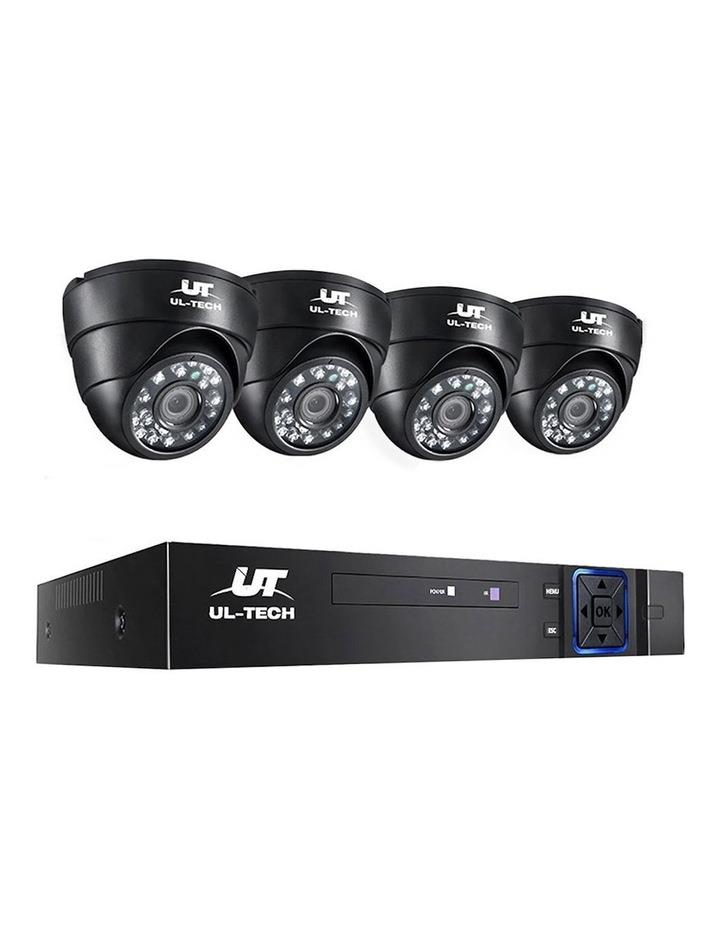 UL-Tech UL-tech CCTV Security System 8 Channel DVR 4 Cameras 1080p Black