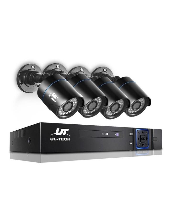 UL-Tech UL-tech CCTV Security System 8 Channel DVR 4 Cameras 1080p Black