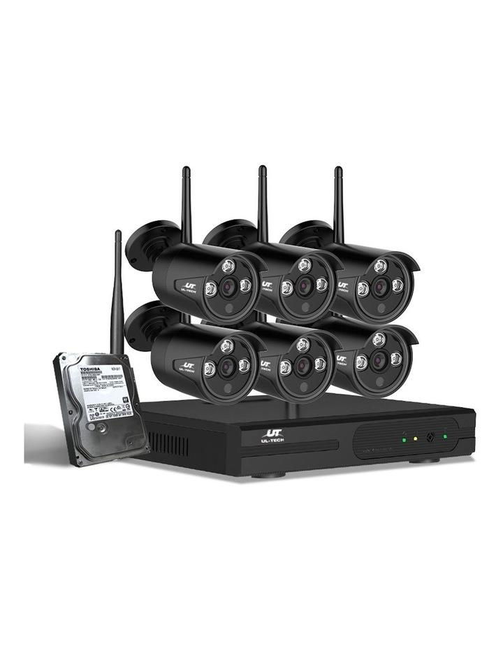 UL-Tech Wireless CCTV Security System 8CH NVR 6 Bullet 3MP Cameras 1TB Black