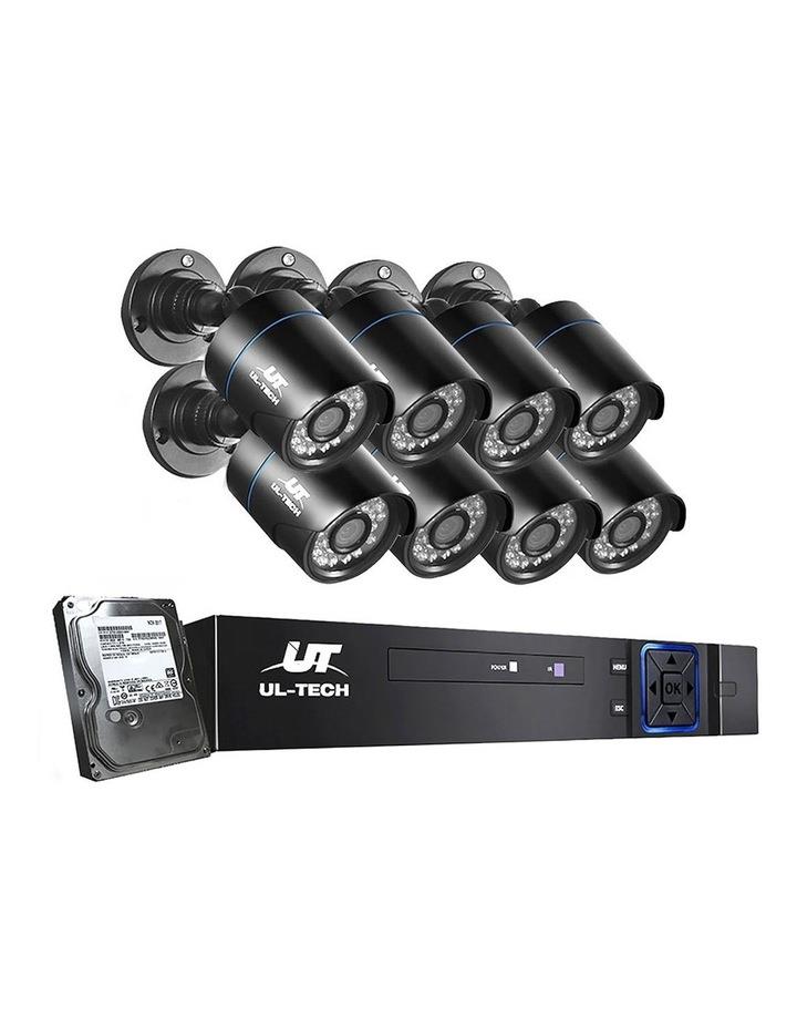 UL-Tech UL-tech CCTV Security System 8 Channel DVR 8 Cameras 1TB Hard Drive Black