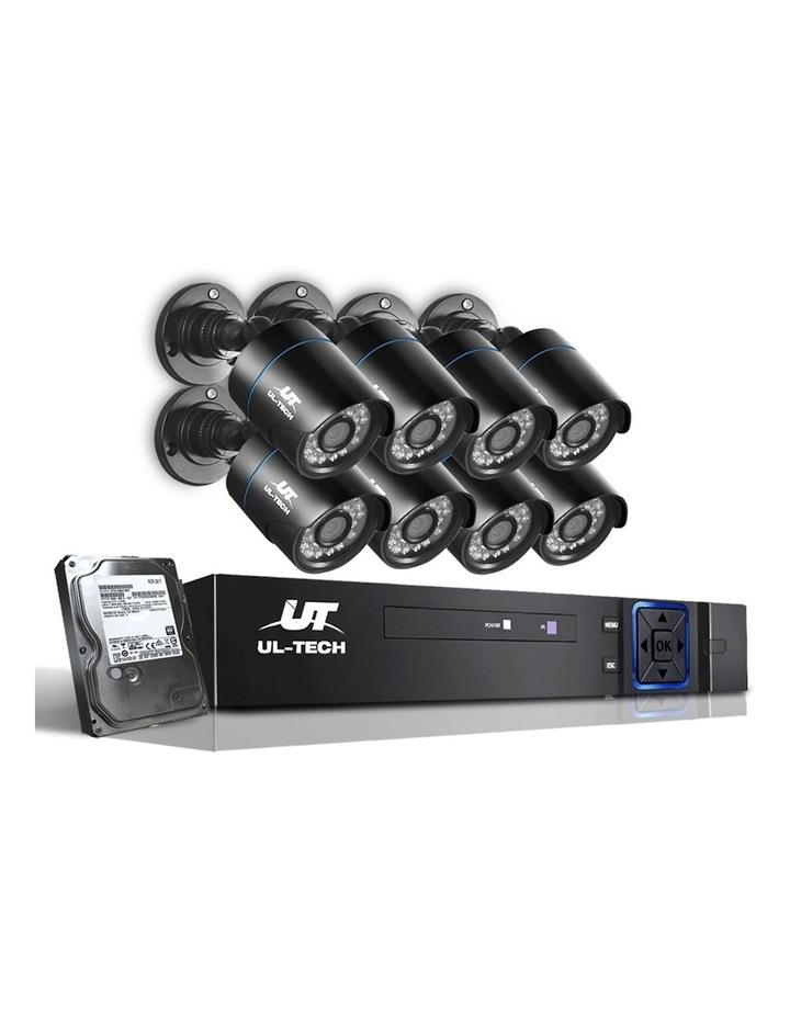 UL-Tech UL-tech CCTV Security System 8 Channel DVR 8 Cameras 2TB Hard Drive Black