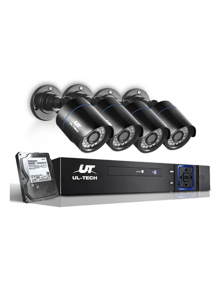 UL-Tech UL-tech CCTV Security System 8 Channel DVR 4 Cameras 2TB Hard Drive Black
