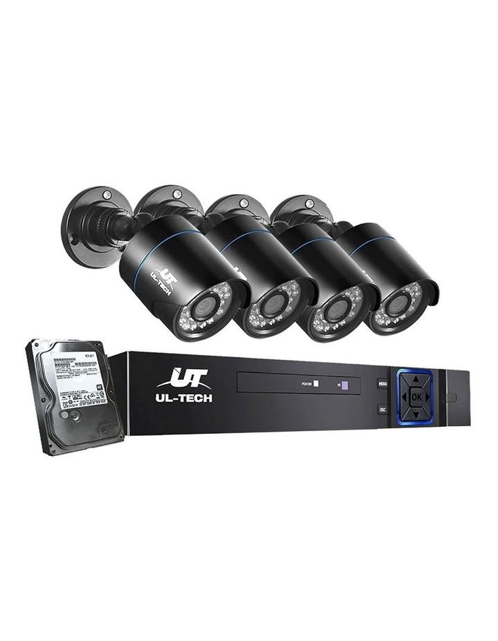 UL-Tech CCTV 1080P 4-channel Night Vision Security Camera Black