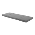 Giselle Bedding Foldable Single Foam Mattress in Grey