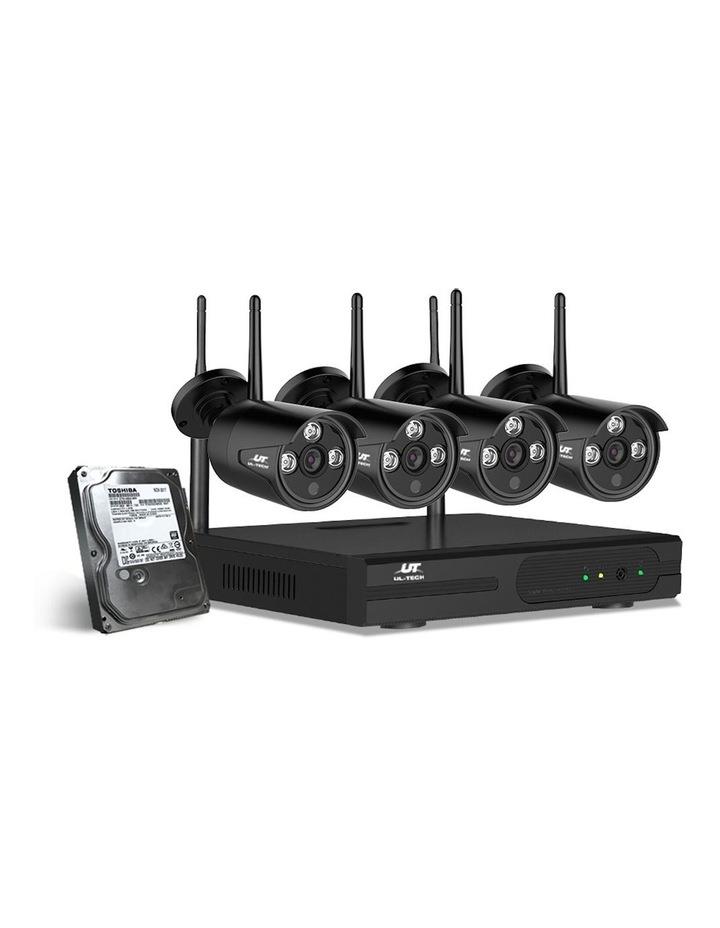 UL-Tech Wireless CCTV Security System 8CH NVR 4 Bullet 3MP Cameras 1TB Black