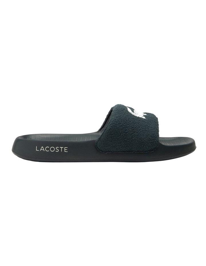 Lacoste Serve Slide 1.0 Sandal in Green 10