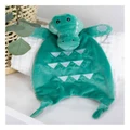 Bubba Blue Aussie Animals Crocodile Security Blanket in Green One Size