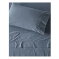 Vue Stonewashed Cotton Pillowcase Pair in Denim Standard Pair