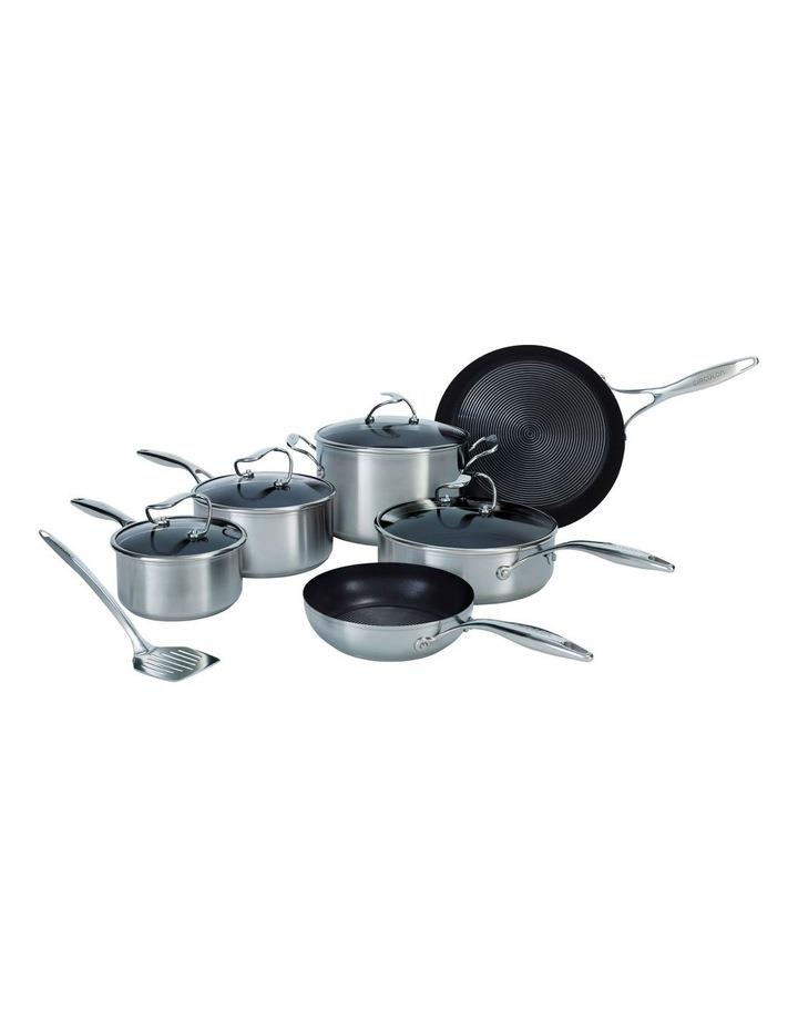Circulon S-Series Nonstick Stainless Steel Induction 10 Piece Cookware Set with Bonus Tool Silver
