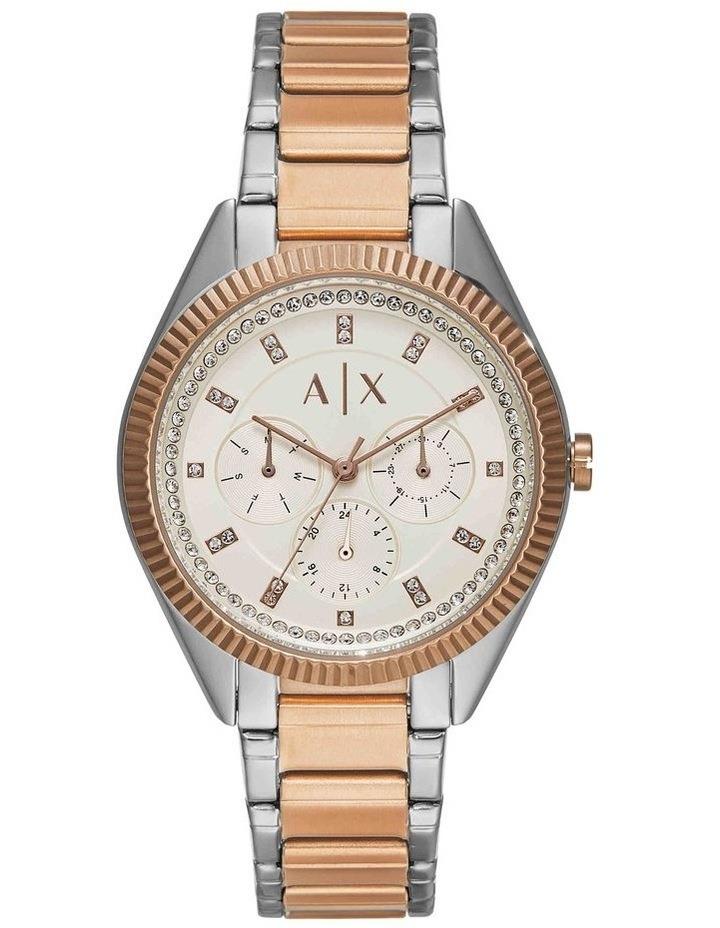 Armani Exchange Chronograph Watch in Two Tone