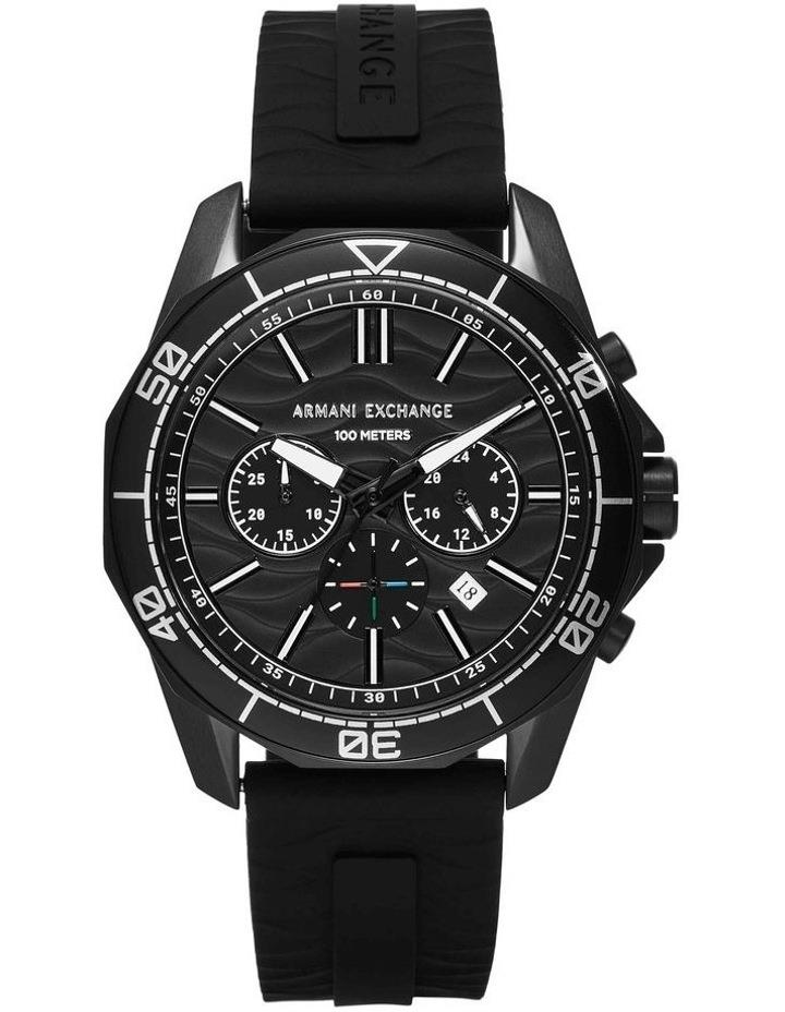 Armani Exchange Chronograph Watch in Black
