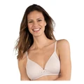 Naturana Soft and Seamless Wireless Padded T-shirt Bra in Light Beige Natural 12A