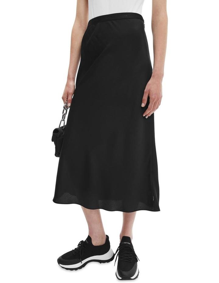 Calvin Klein Recycled Bias Cut Midi Skirt in Black 32