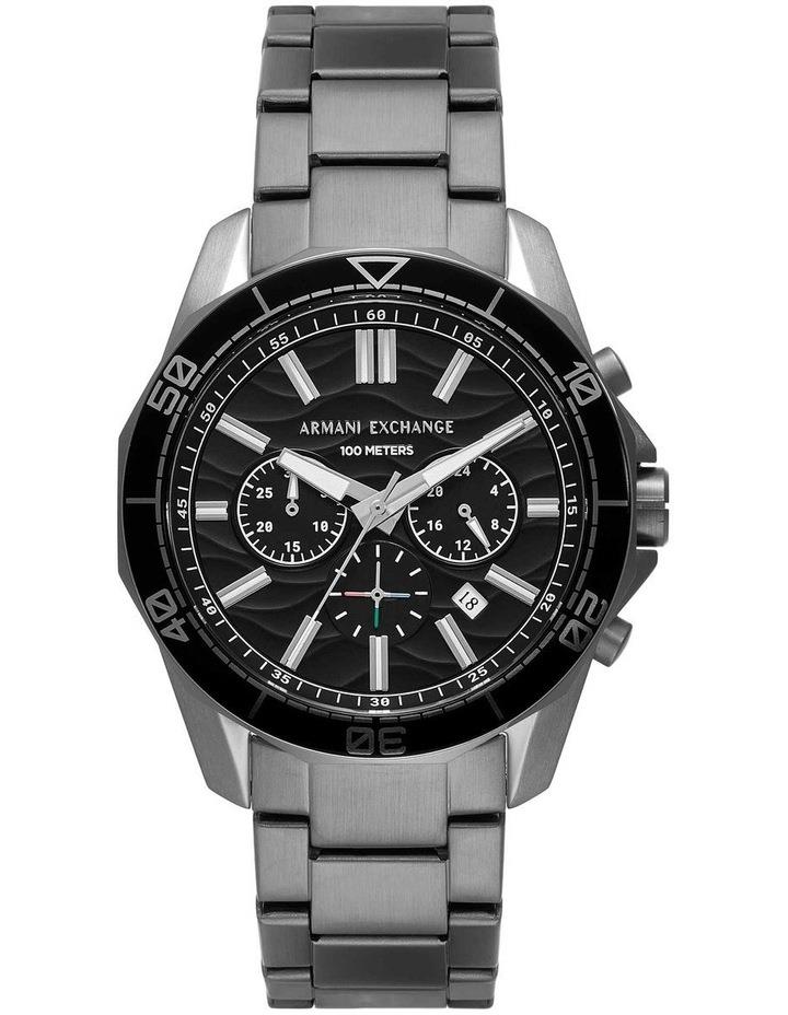 Armani Exchange Chronograph Watch in Gun-Metal Grey