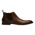 Windsor Smith Sergio Leather Boot in Dark Brown 9