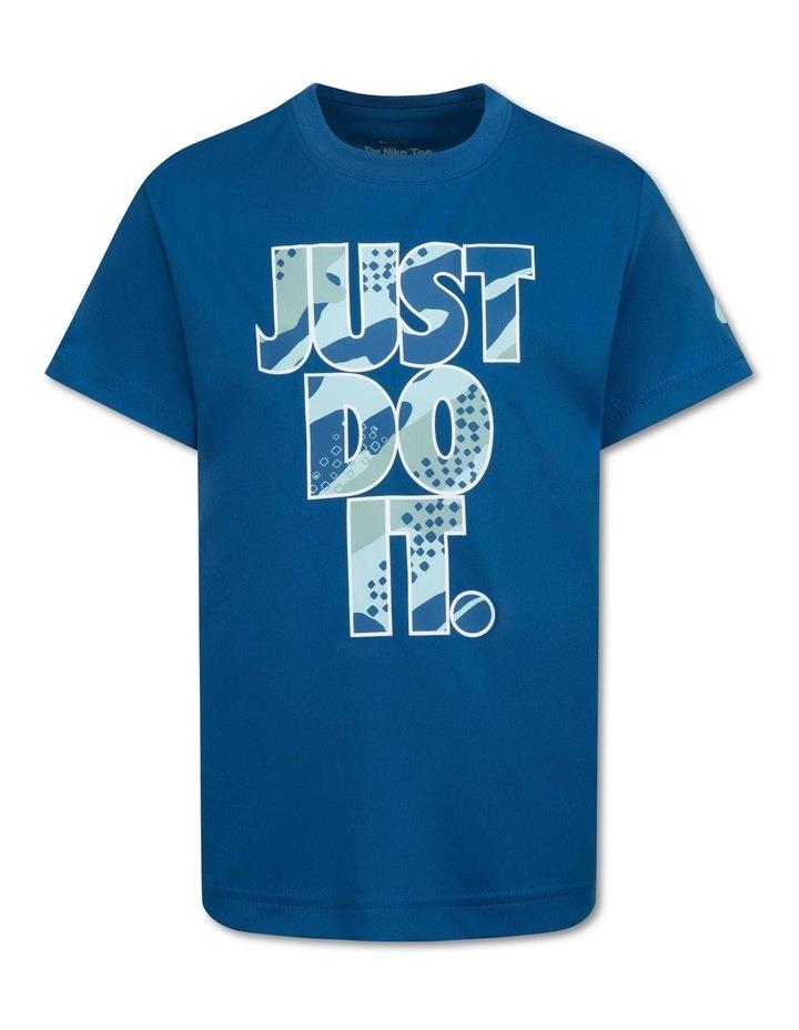 Nike Club Seasonal Camo Dri-Fit T-shirt in Blue 4